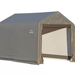 ShelterLogic 6-ft x 6-ft Canopy Storage Galvanized Steel Storage Shed