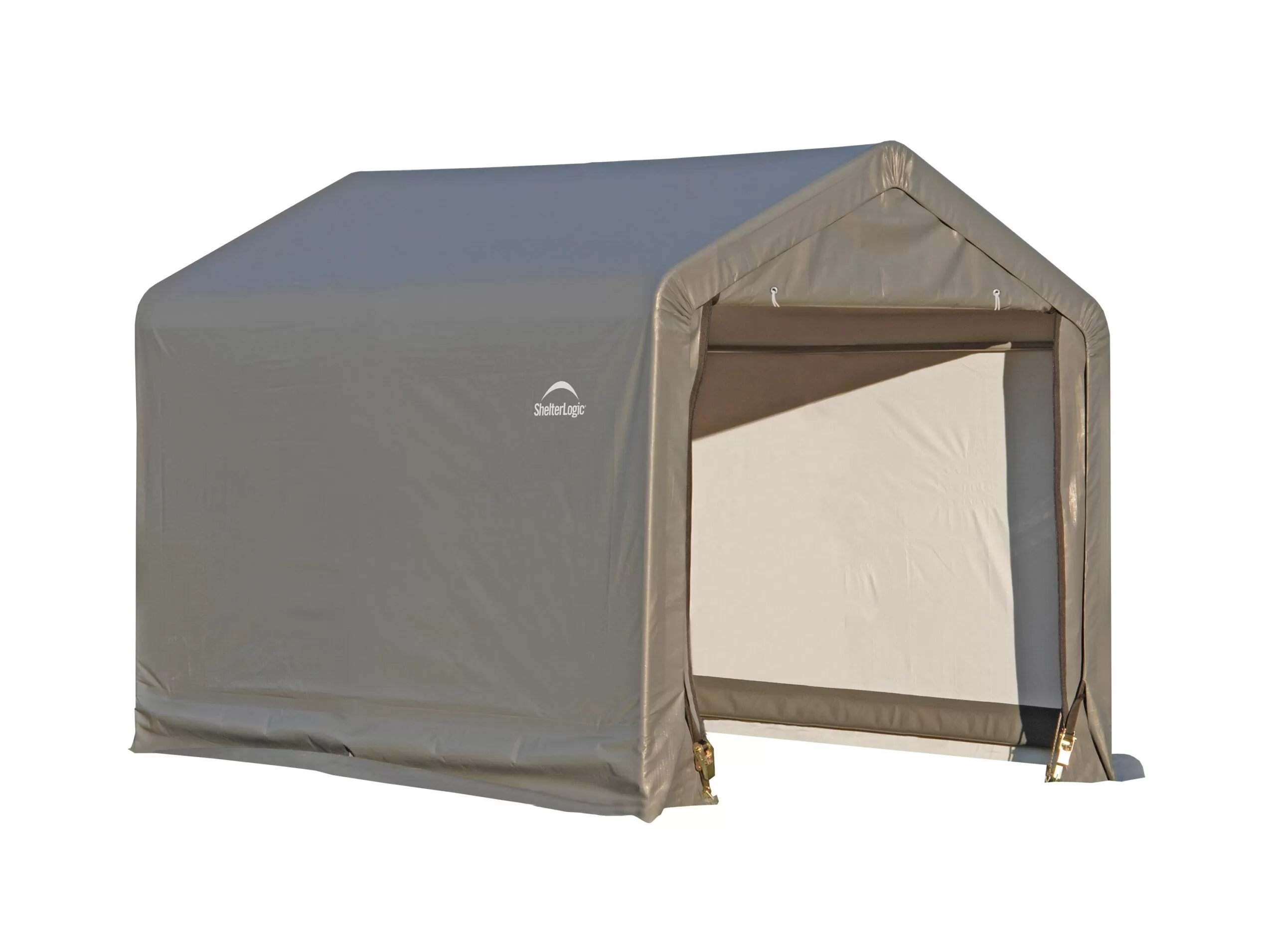 ShelterLogic 6-ft x 6-ft Canopy Storage Galvanized Steel Storage Shed