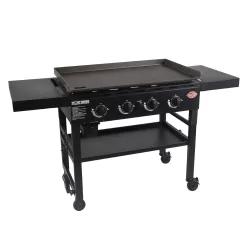 Char-Griller Flat Iron 4-Burner Liquid Propane Flat Top Grill