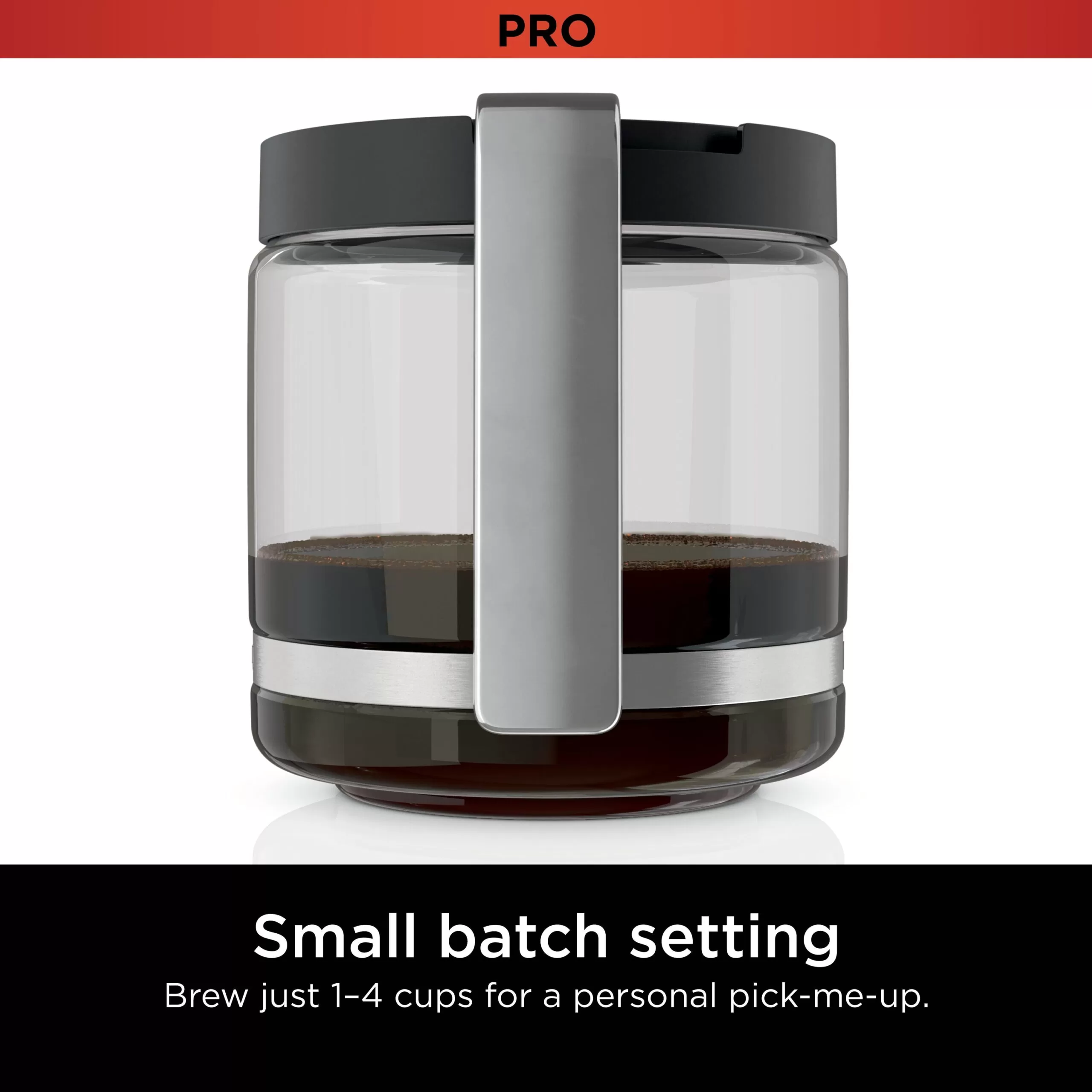 Ninja 14-Cup Black Plastic with Natural Stainless Steel Residential Drip Coffee Maker