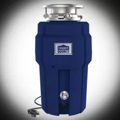 Project Source Corded 1-1/4-HP Continuous Feed Noise Insulation Garbage Disposal