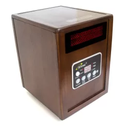 iLIVING Up to 1500-Watt Infrared Quartz Cabinet Indoor Electric Space Heater with Thermostat and Remote Included