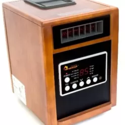 Dr. Infrared Heater Up to 1500-Watt Infrared Quartz Cabinet Indoor Electric Space Heater with Thermostat and Remote Included