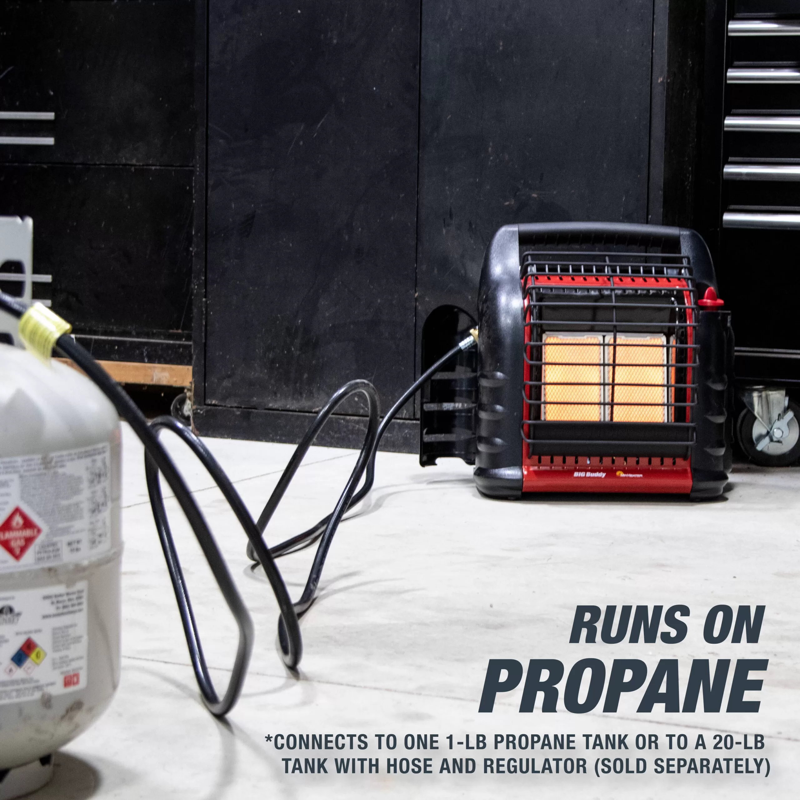Mr. Heater Buddy heater 18000-BTU Outdoor Portable Radiant Propane Heater