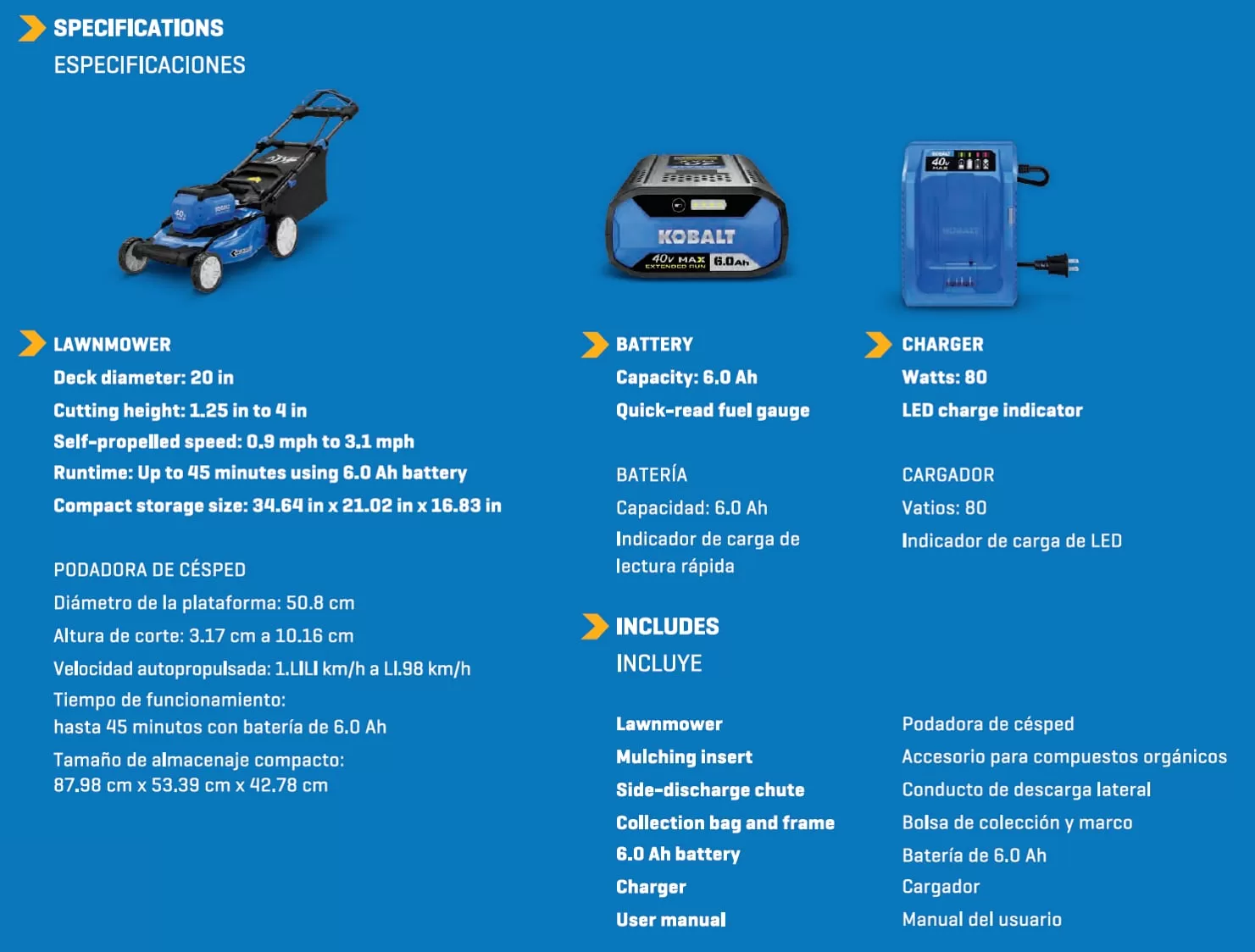 Kobalt Gen4 40-volt 20-in Cordless Self-propelled Lawn Mower 6 Ah (Battery and Charger Included)