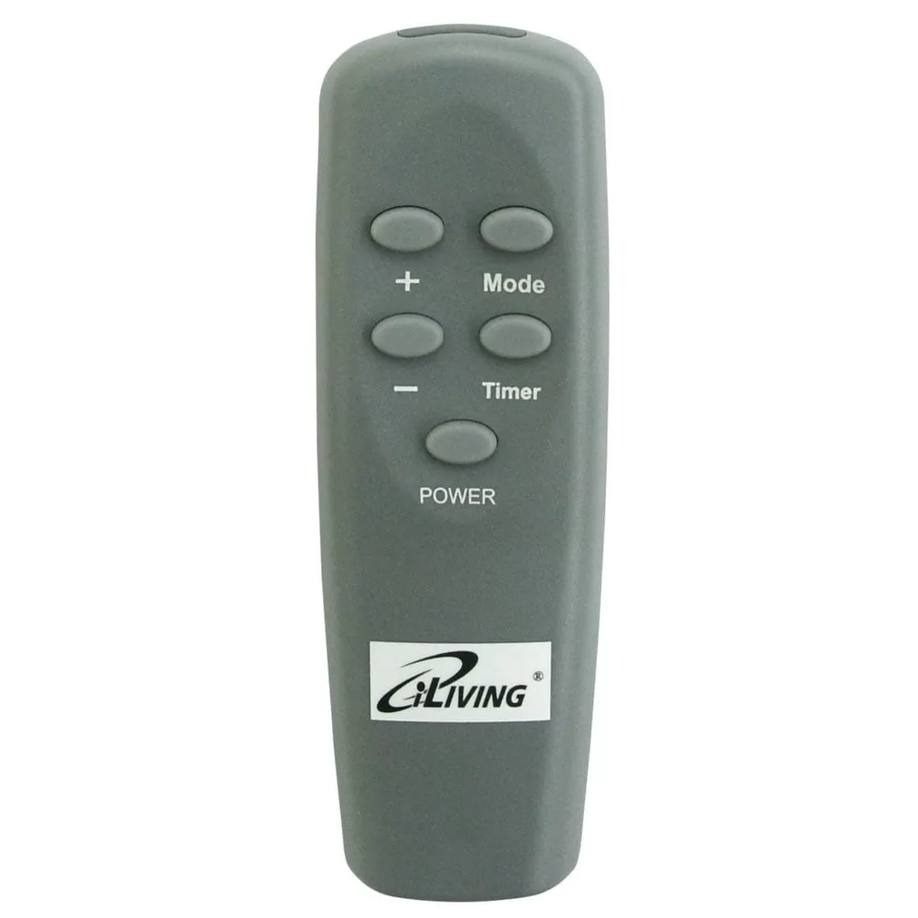 iLIVING Up to 1500-Watt Infrared Quartz Cabinet Indoor Electric Space Heater with Thermostat and Remote Included