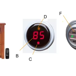 Dr. Infrared Heater Up to 1500-Watt Infrared Quartz Cabinet Indoor Electric Space Heater with Thermostat and Remote Included