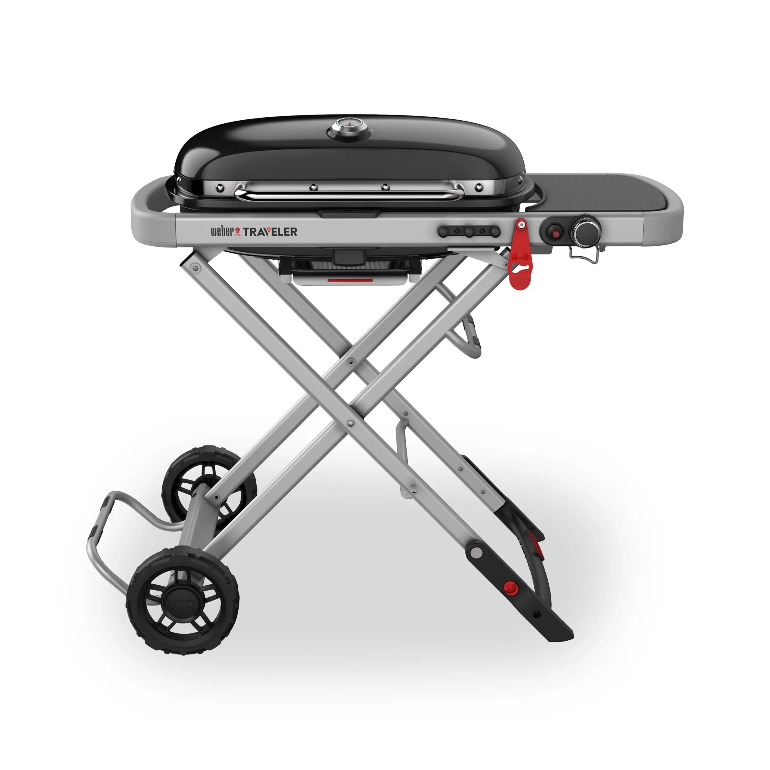 Weber Traveler 320-Sq in Gray Portable Gas Grill