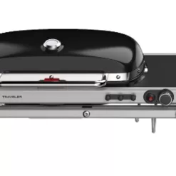 Weber Traveler 320-Sq in Gray Portable Gas Grill