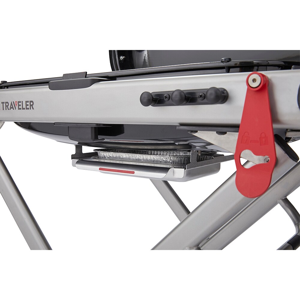 Weber Traveler 320-Sq in Gray Portable Gas Grill - Image 9