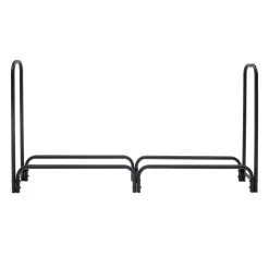 Pleasant Hearth 49-in x 96-in x 13.5-in Steel Half Cord Firewood Rack