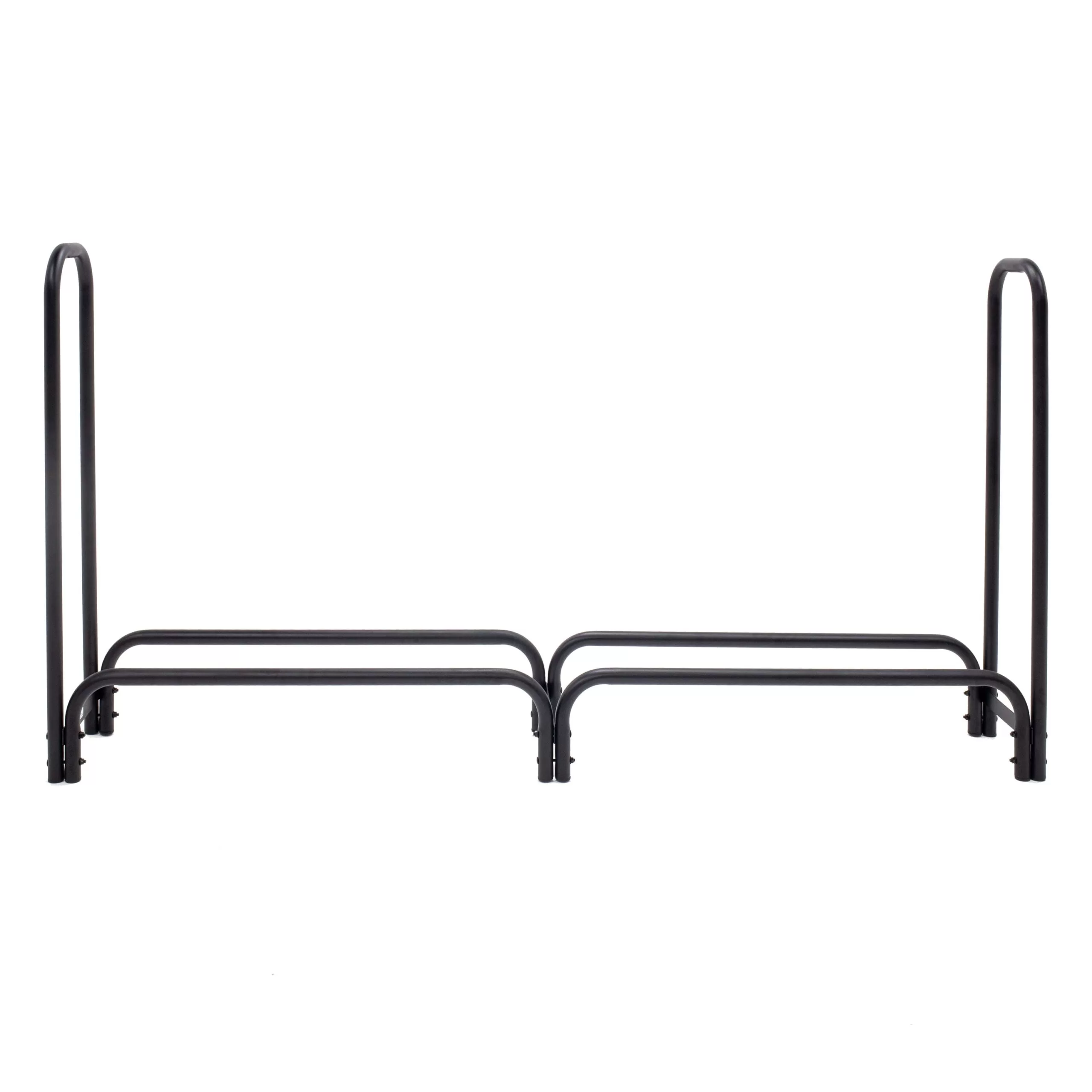 Pleasant Hearth 49-in x 96-in x 13.5-in Steel Half Cord Firewood Rack