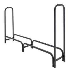 Pleasant Hearth 49-in x 96-in x 13.5-in Steel Half Cord Firewood Rack