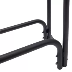 Pleasant Hearth 49-in x 96-in x 13.5-in Steel Half Cord Firewood Rack