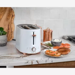 Cafe 2-Slice White 1600-Watt Toaster