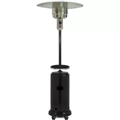 Hanover 48000-BTU Black Steel Floorstanding Liquid Propane Patio Heater