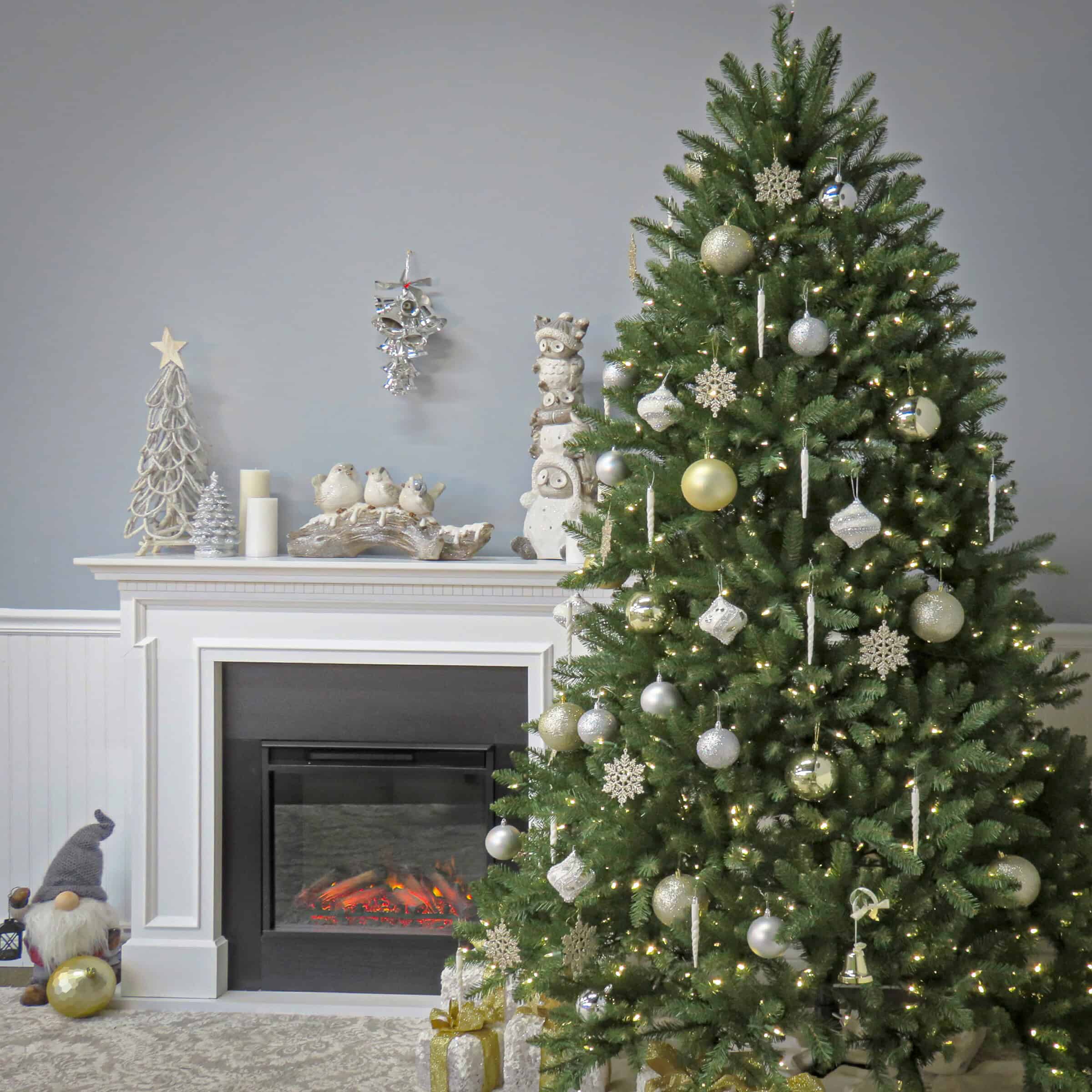 National Tree Company DUH-70LO 7 ft. Dunhill Fir Artificial Christmas Tree with Clear Lights - Image 6