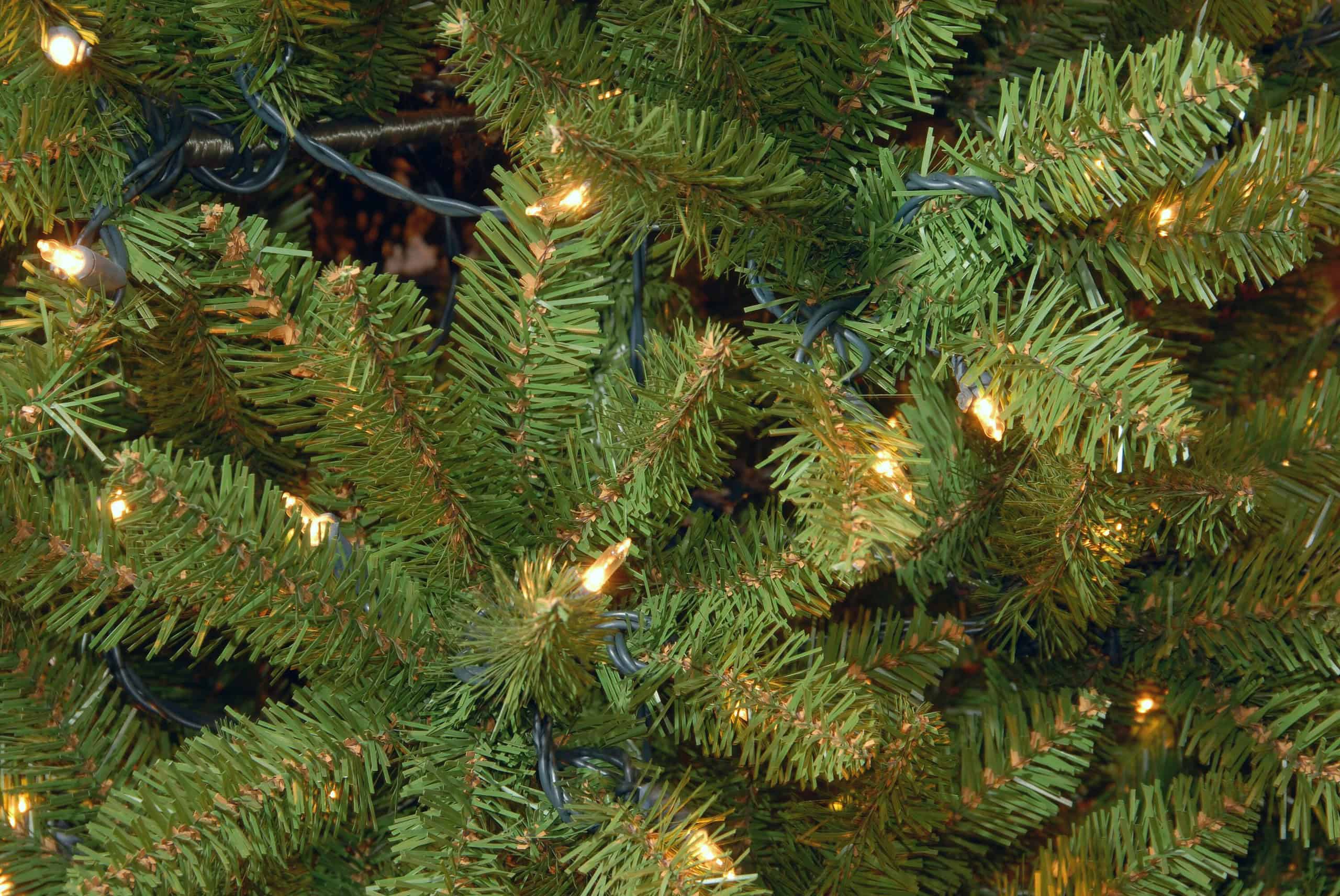 National Tree Company KW7-300-90 9 ft. Kingswood Fir Pencil Artificial Christmas Tree with Clear Lights - Image 4