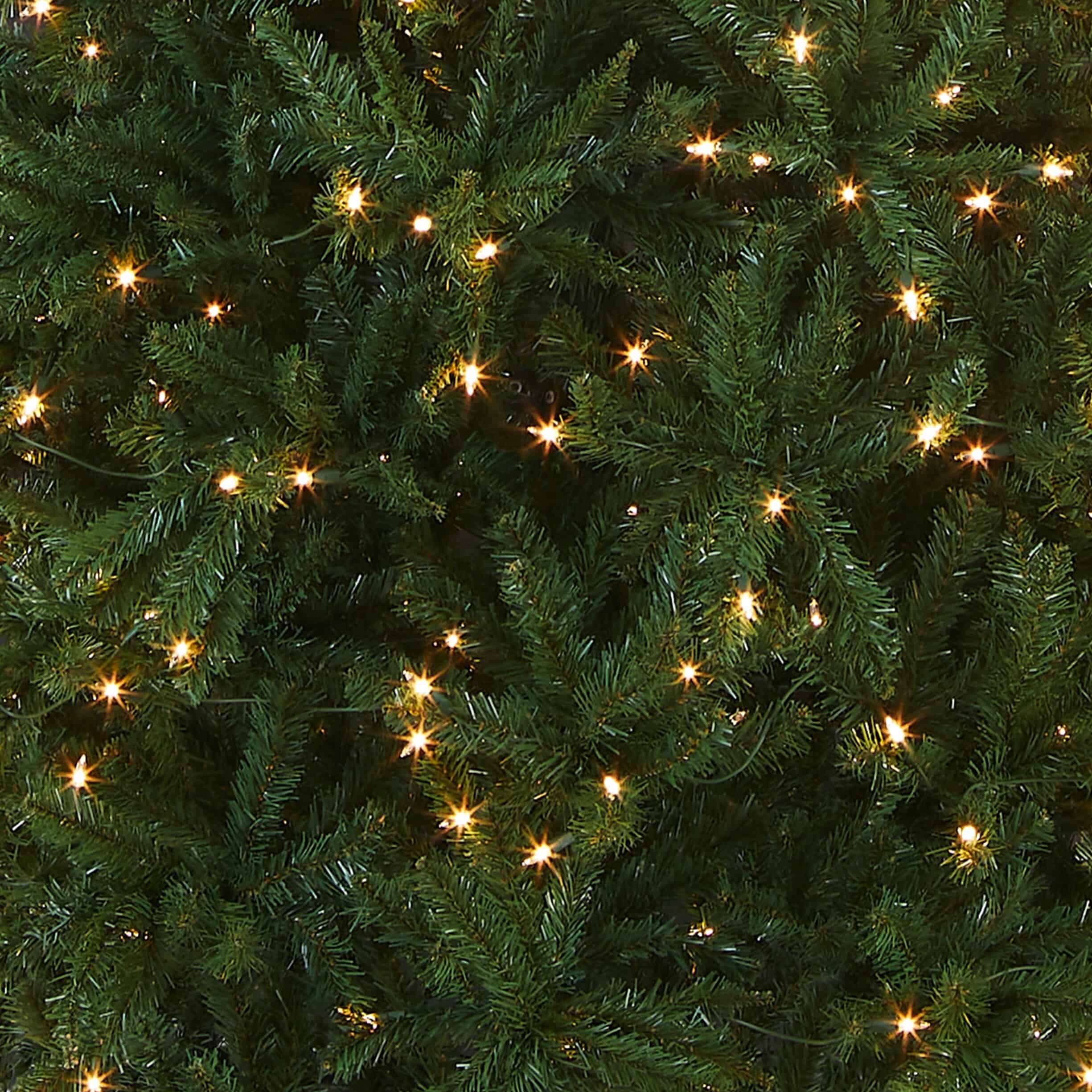 National Tree Company KW7-300-100 10 ft. Kingswood Fir Pencil Artificial Christmas Tree with Clear Lights - Image 7