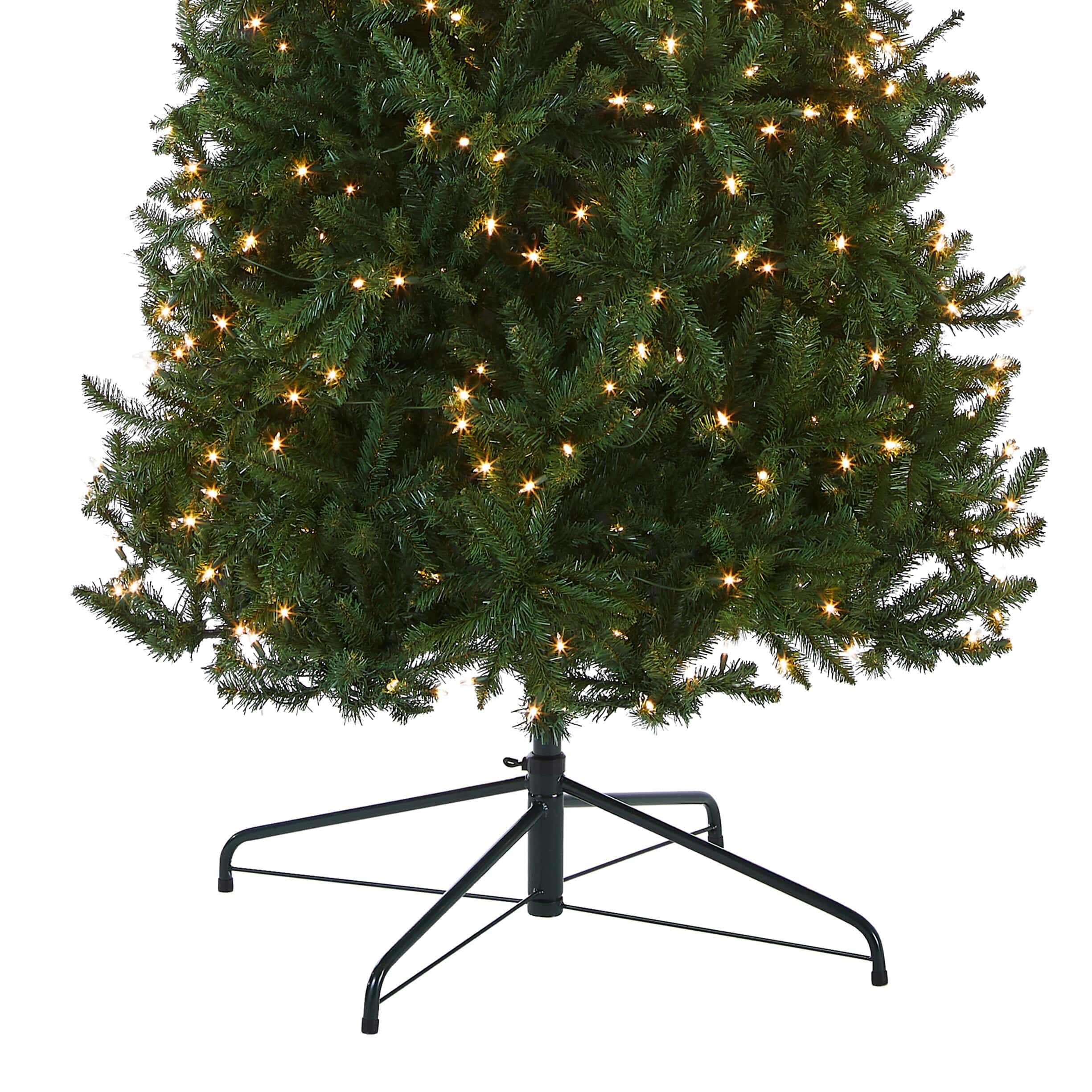 National Tree Company KW7-300-100 10 ft. Kingswood Fir Pencil Artificial Christmas Tree with Clear Lights - Image 8