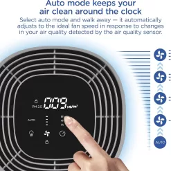 Clorox Air Purifiers for Home, True HEPA Filter, Medium Rooms Up to 1,000 Sq Ft