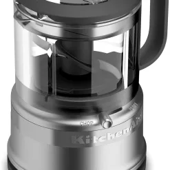 KitchenAid KFC3516CU 3.5 Cup Food Chopper, Contour Silver