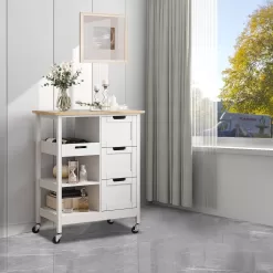 YITAHOME Kitchen Island Cart: Enhance Your Kitchen with Storage and Style