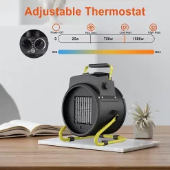 Outdoor Patio Heater, Portable Electric Garage Heaters