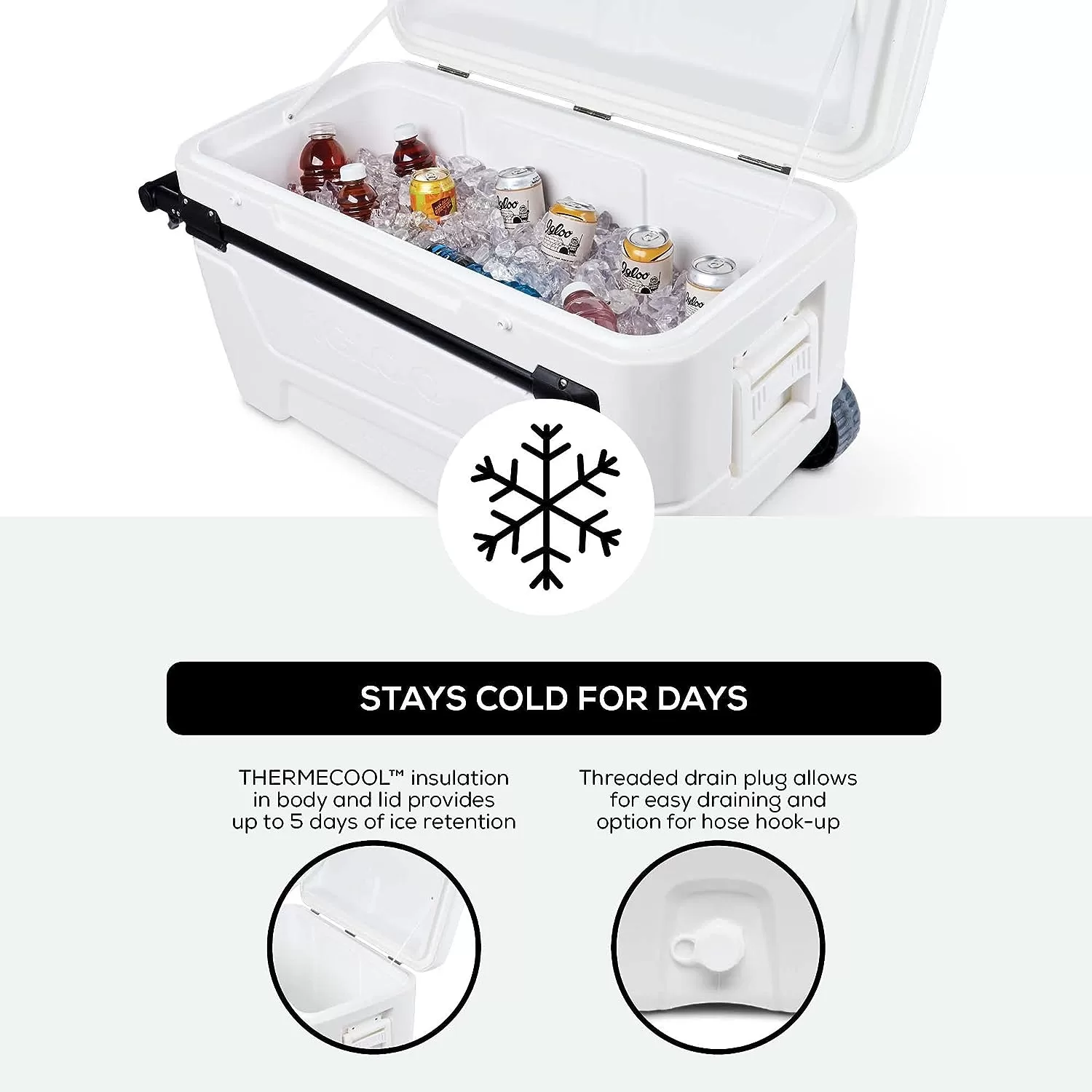 Igloo Sportsman 30 - 150 Qt Heavy-Duty High Performance Hardsided Coolers