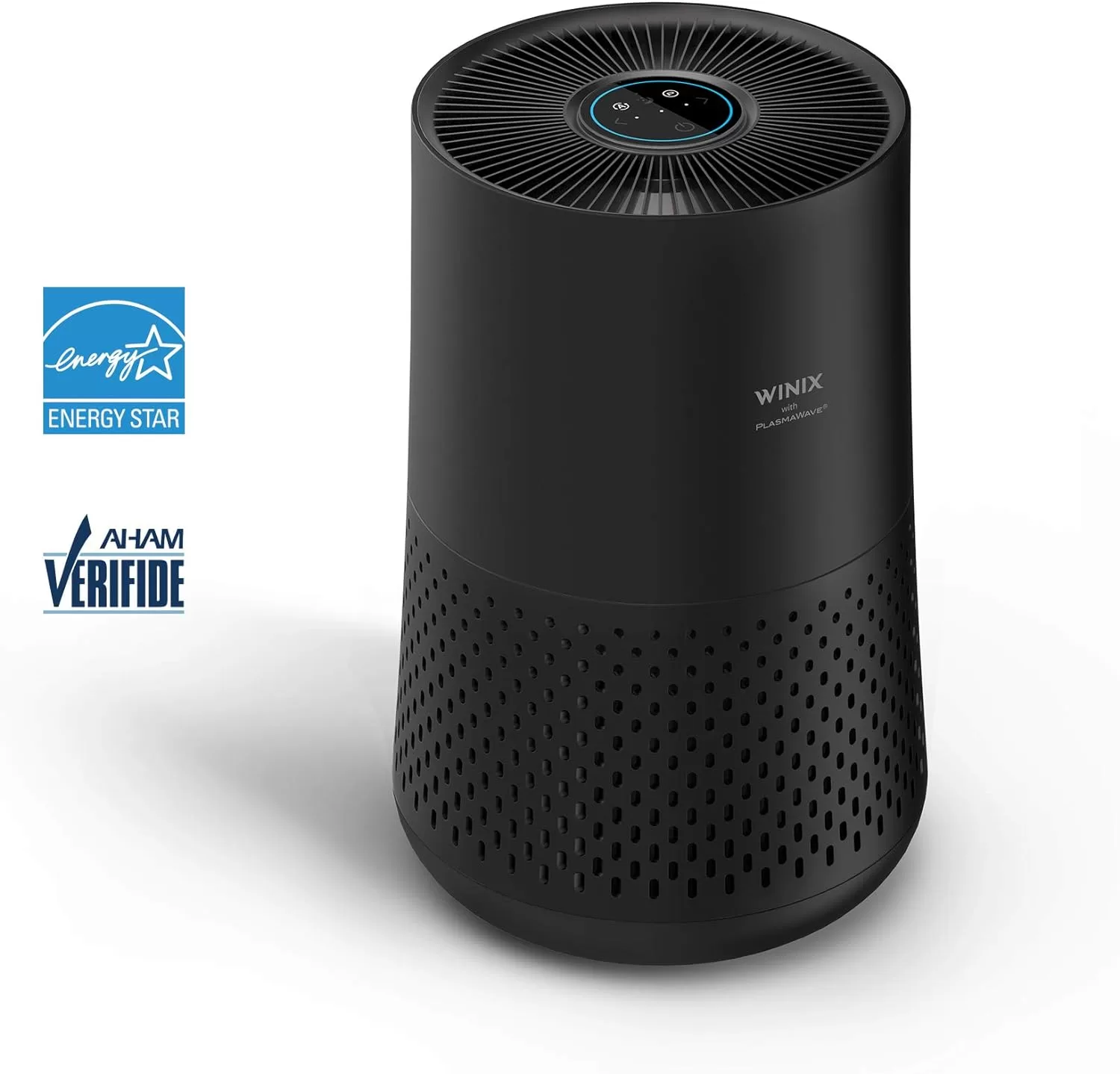 Winix A230 Tower H13 True HEPA 4-Stage Air Purifier, Perfect for Home office, Home classroom, Bedroom and Nursery, Charcoal Grey, Small