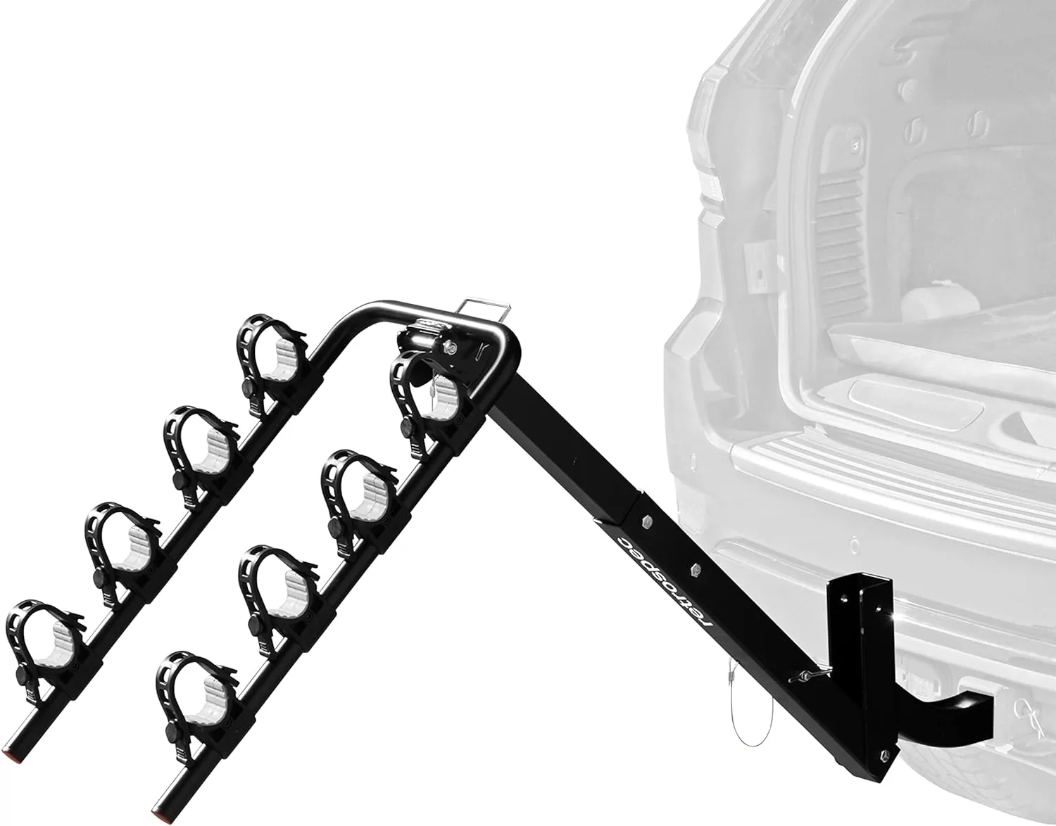 Retrospec Lenox 2-5 - Bike Hitch Rack for Cars, Trucks, SUVs with 2” Hitch | Foldable Steel Frame