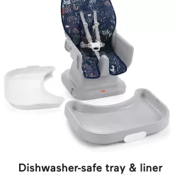 Fisher-Price Baby SpaceSaver Simple Clean High Chair Baby to Toddler Portable Dining Seat