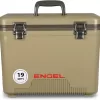 Engel UC19 19qt Leak-Proof, Air Tight, Drybox Cooler and Small Hard Shell Lunchbox for Men and Women