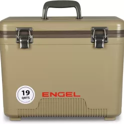 Engel UC19 19qt Leak-Proof, Air Tight, Drybox Cooler and Small Hard Shell Lunchbox for Men and Women