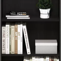 Furinno Basic 3-Tier Bookcase Storage Shelves, Espresso