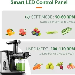 Juicer Machines,AMZCHEF Slow Masticating Juicer