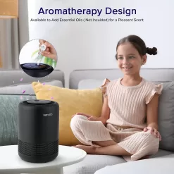 Air Purifiers for Bedroom Pets Smokers in Home, H13 True HEPA Filter Air Cleaner