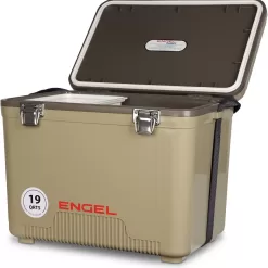 Engel UC19 19qt Leak-Proof, Air Tight, Drybox Cooler and Small Hard Shell Lunchbox for Men and Women