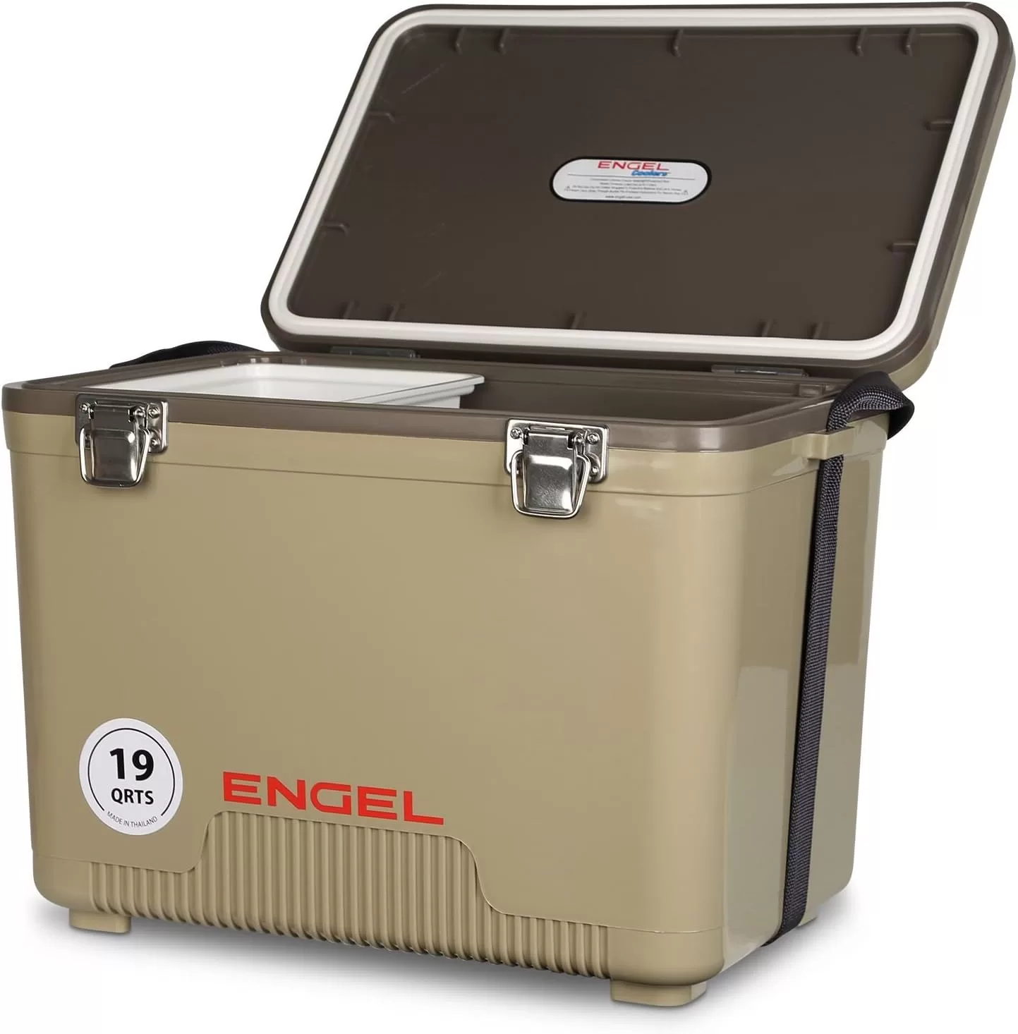 Engel UC19 19qt Leak-Proof, Air Tight, Drybox Cooler and Small Hard Shell Lunchbox for Men and Women