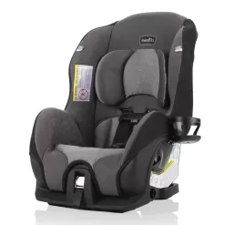 Evenflo Tribute LX 2-in-1 Lightweight Convertible Car Seat, Travel Friendly (Saturn Gray)