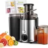 Juicer Machines, Aiheal Juicer Whole Fruit and Vegetables with 3 Speed Control, Centrifugal Juicer