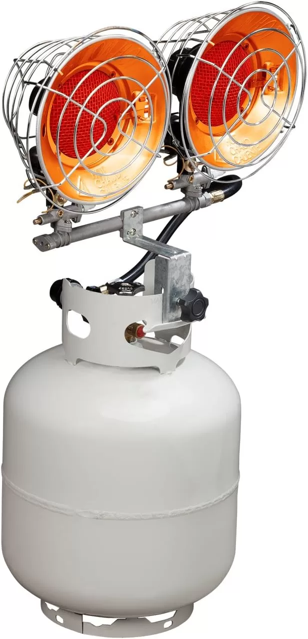 Avenger FBDTP30 Infra-Red Tank Top Outdoor Heater for Use with Propane Gas Tanks for Camping