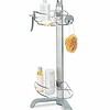 Simplehuman Corner Shower Caddy, Stainless Steel and Anodized Aluminum