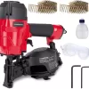 PowerSmart Roofing Nailer, 15 Degree Roofing Nail Gun with Safety Goggles