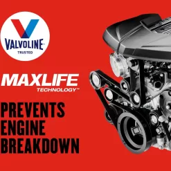 Valvoline High Mileage with MaxLife Technology SAE 5W-20 Synthetic Blend Motor Oil 5 QT