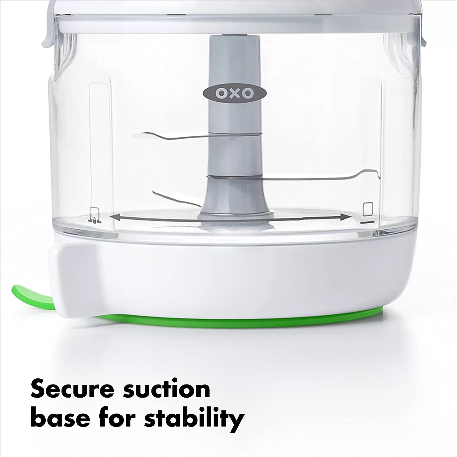 OXO Good Grips One Stop Chop Manual Food Processor, (Stainless Steel, Plastic)
