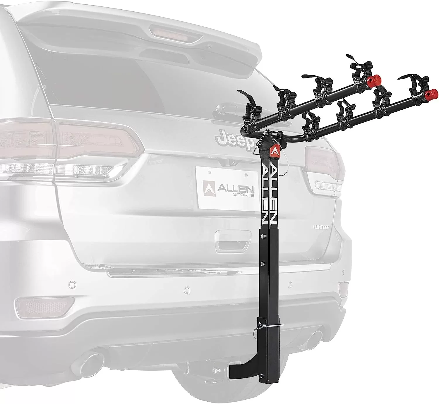 Allen Sports Deluxe 4-Bike Hitch Mount Rack (2-Inch Receiver) , Black