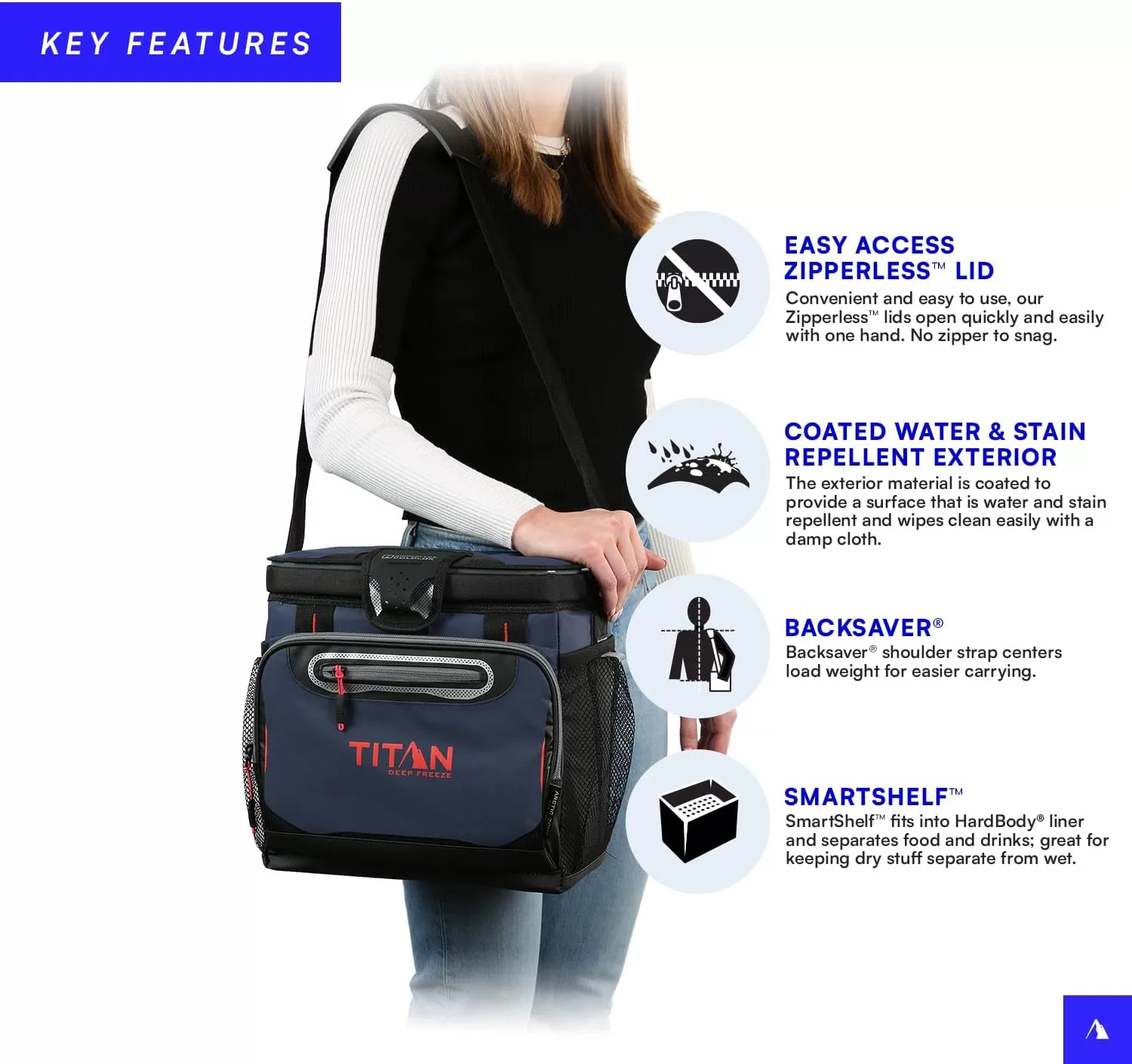 Arctic Zone Titan Deep Freeze Cooler - Zipperless Hardbody Cooler