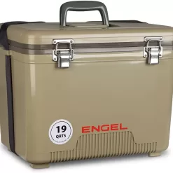 Engel UC19 19qt Leak-Proof, Air Tight, Drybox Cooler and Small Hard Shell Lunchbox for Men and Women
