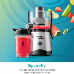 Magic Bullet Mini Juicer with Cup, Black and Silver